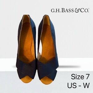 ⬇️👍*GUC* BASS | US 7| Kailey Platform Sandals Dark blue / navy